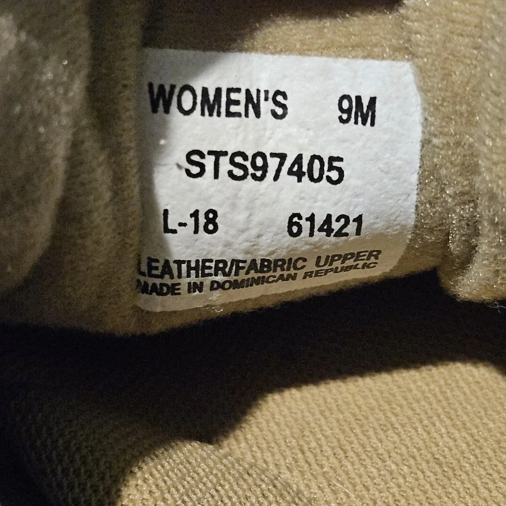 Sperry Top-Sider Women's Size 9 Tan Leather Boat Shoes Deck Shoes STS97405